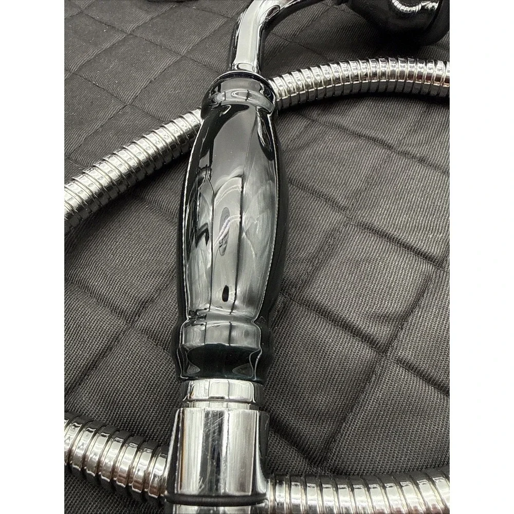 Margot Paris 1912 Thétis Luxury Bath Faucet Set Polished Chrome Porcelain Hand‎